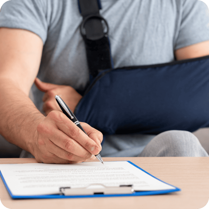 住宅が並ぶ写真